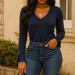 Ann Taylor Loft bell sleeve pullover sweater ❤️